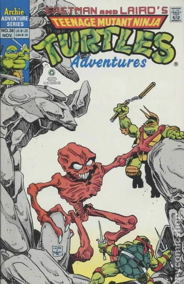 Cover for Teenage Mutant Ninja Turtles Adventures #38