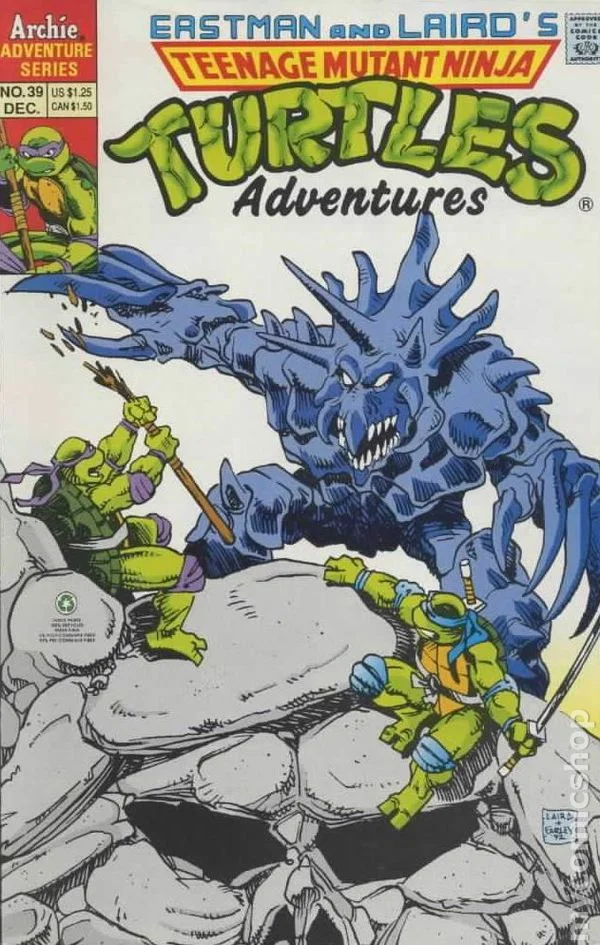 Cover for Teenage Mutant Ninja Turtles Adventures #39