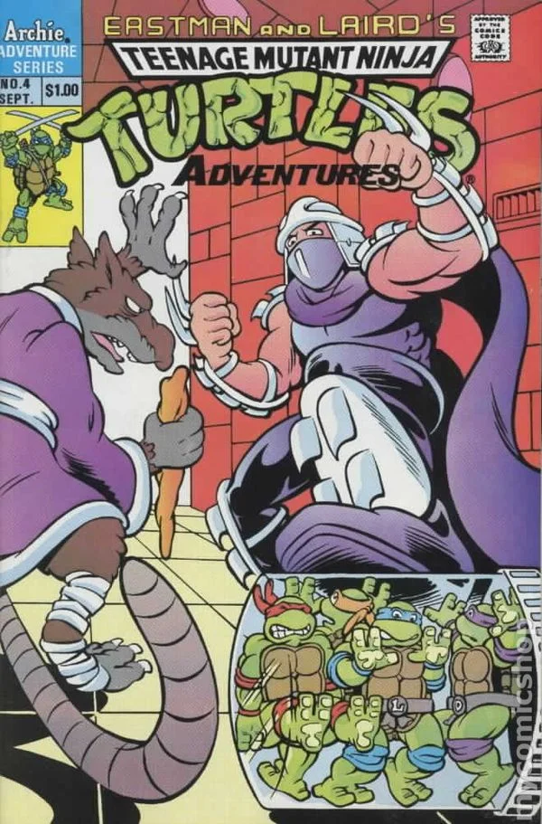 Cover for Teenage Mutant Ninja Turtles Adventures #4