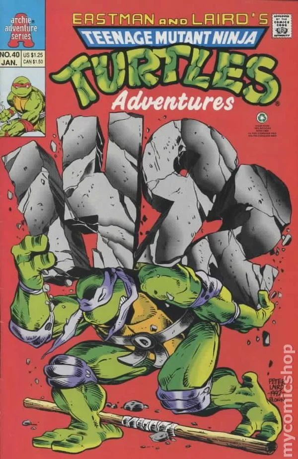 Cover for Teenage Mutant Ninja Turtles Adventures #40