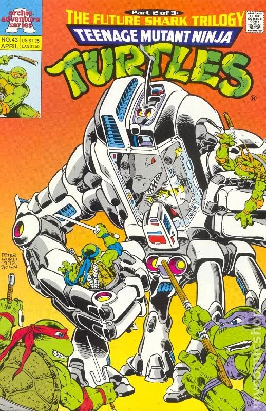 Cover for Teenage Mutant Ninja Turtles Adventures #43