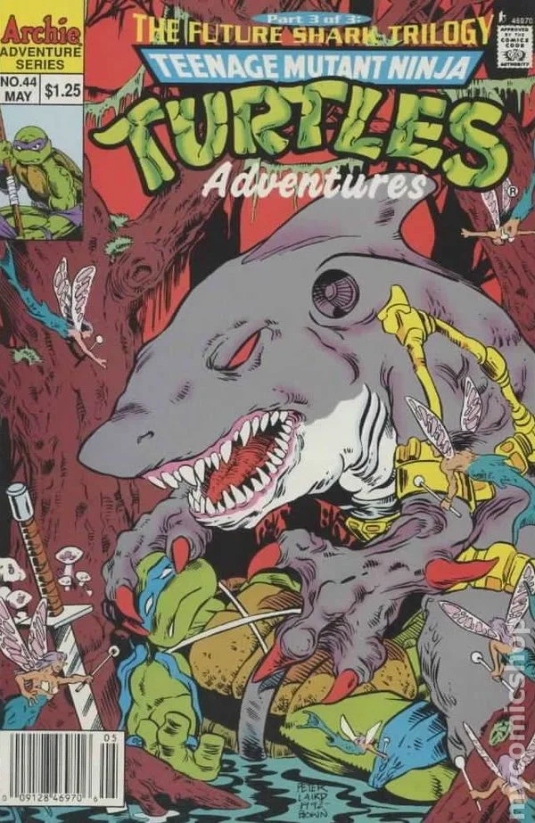 Cover for Teenage Mutant Ninja Turtles Adventures #44
