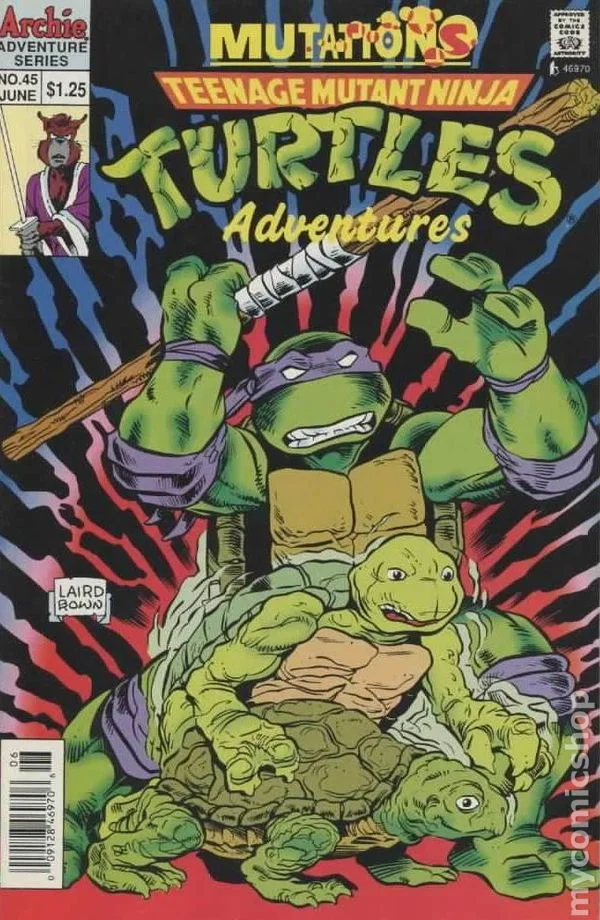 Cover for Teenage Mutant Ninja Turtles Adventures #45