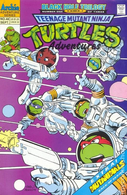 Cover for Teenage Mutant Ninja Turtles Adventures #48