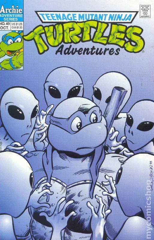 Cover for Teenage Mutant Ninja Turtles Adventures #49