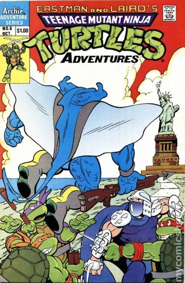 Cover for Teenage Mutant Ninja Turtles Adventures #5
