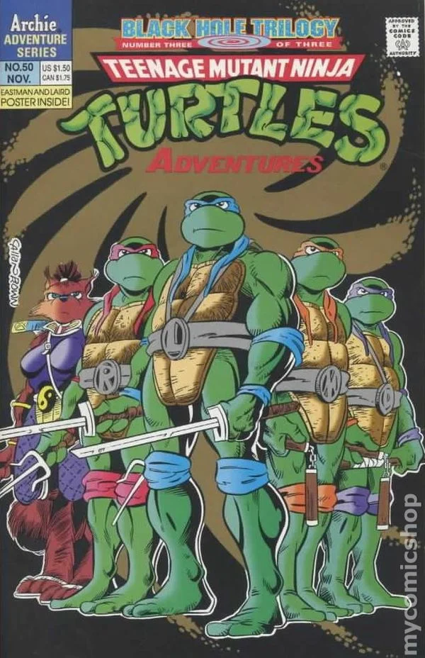 Cover for Teenage Mutant Ninja Turtles Adventures #50