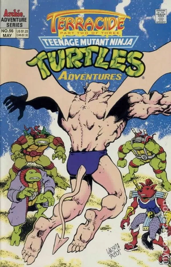 Cover for Teenage Mutant Ninja Turtles Adventures #56