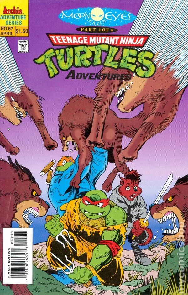 Cover for Teenage Mutant Ninja Turtles Adventures #67