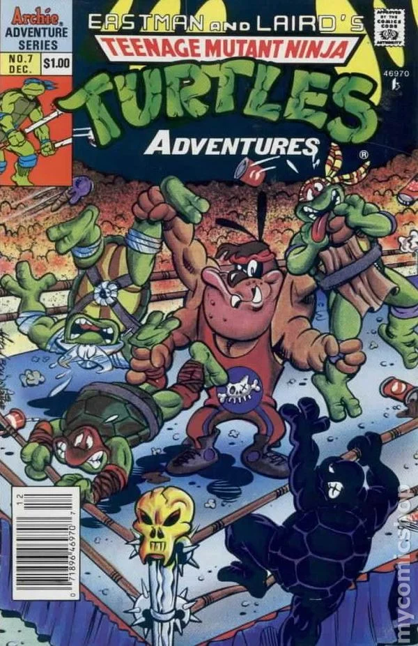 Cover for Teenage Mutant Ninja Turtles Adventures #7