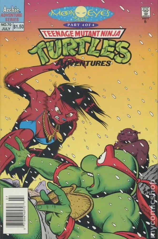 Cover for Teenage Mutant Ninja Turtles Adventures #70