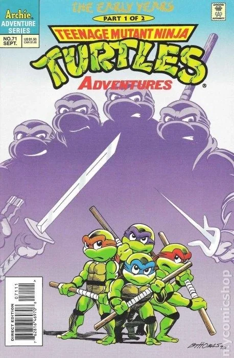 Cover for Teenage Mutant Ninja Turtles Adventures #71