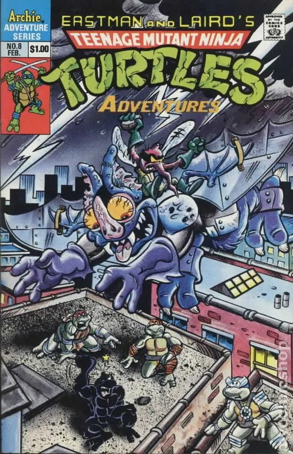 Cover for Teenage Mutant Ninja Turtles Adventures #8