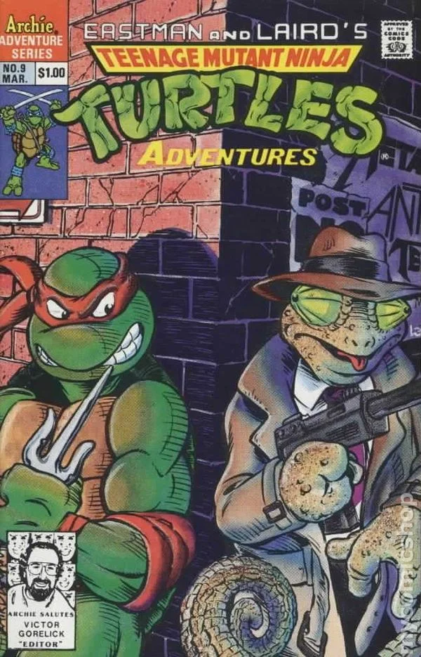 Cover for Teenage Mutant Ninja Turtles Adventures #9
