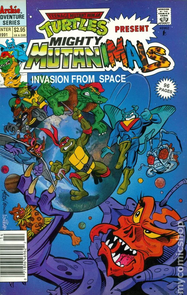 Teenage Mutant Ninja Turtles Present Mighty Mutanimals Special [Invasion from Space] cover