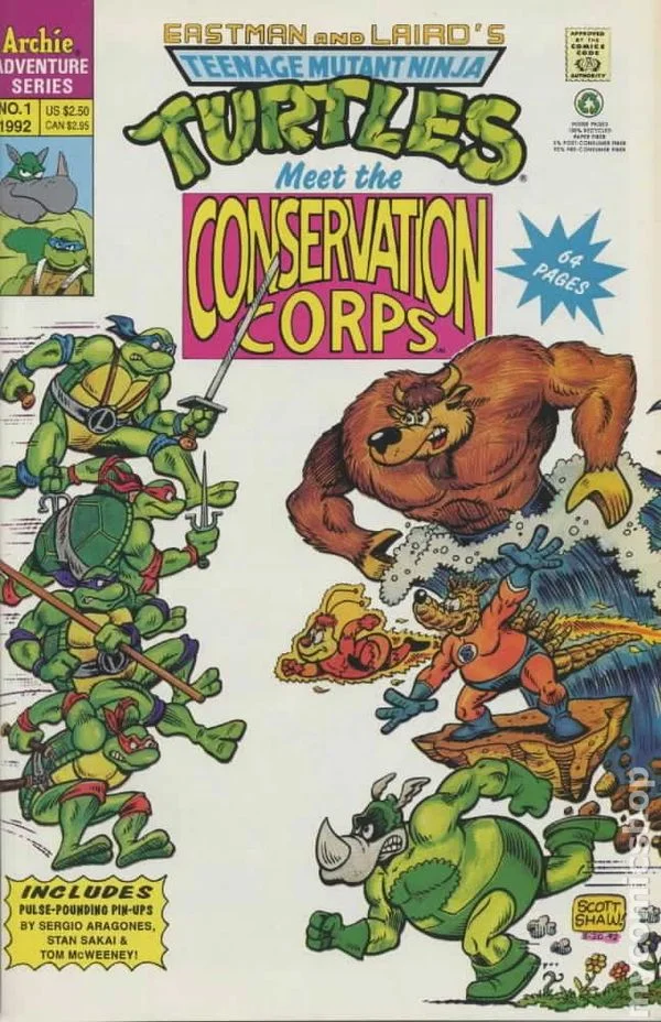 Teenage Mutant Ninja Turtles Meet the Conservation Corps Special cover
