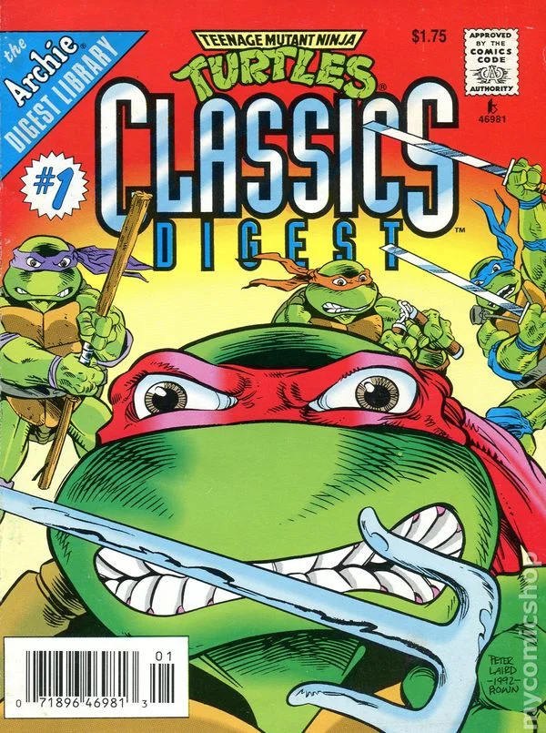 Teenage Mutant Ninja Turtles Classics Digest cover