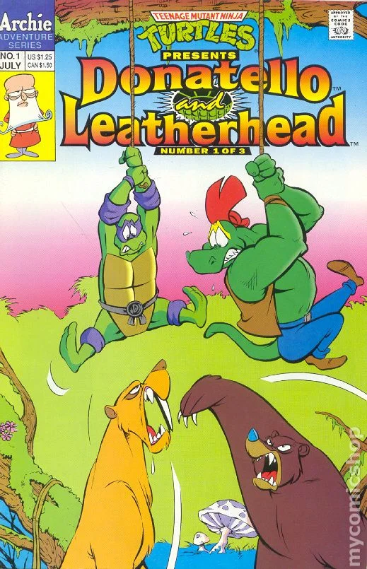 Teenage Mutant Ninja Turtles Presents: Donatello and Leatherhead cover
