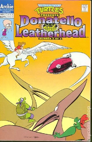 Cover for Teenage Mutant Ninja Turtles Presents: Donatello and Leatherhead #3