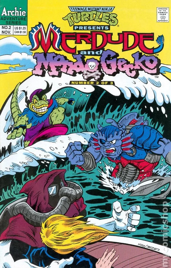 Cover for Teenage Mutant Ninja Turtles Presents: Merdude #2