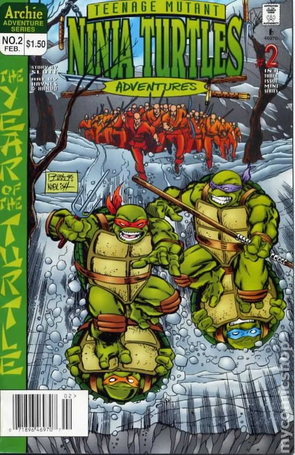 Cover for Teenage Mutant Ninja Turtles Adventures #2