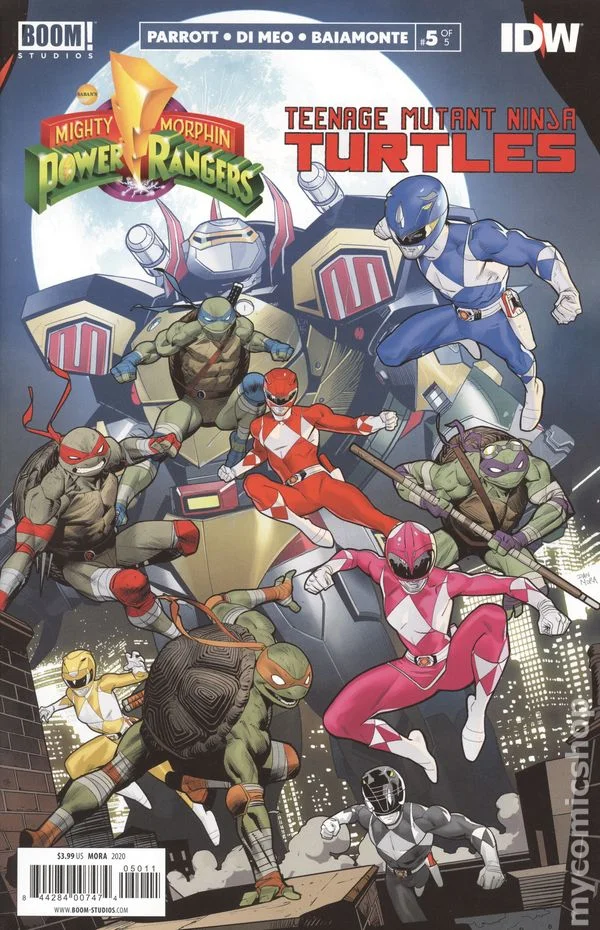 Cover for Mighty Morphin Power Rangers / Teenage Mutant Ninja Turtles #5