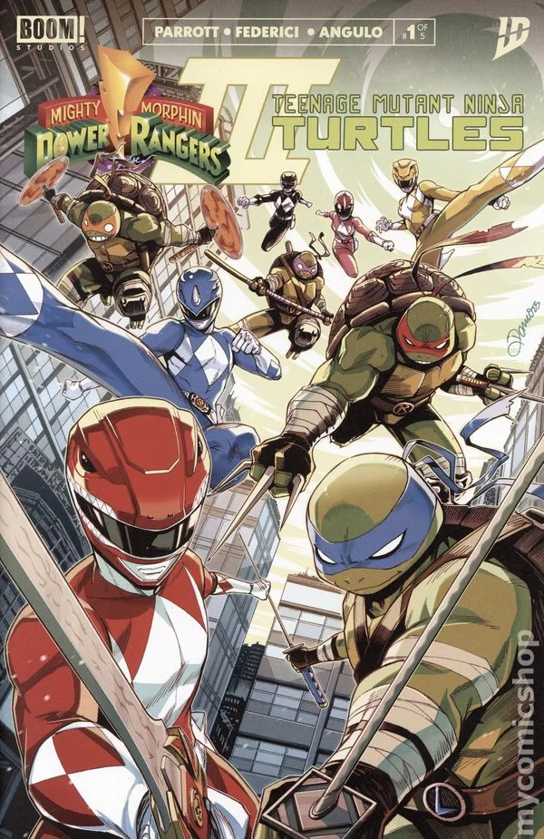 Mighty Morphin Power Rangers / Teenage Mutant Ninja Turtles III cover