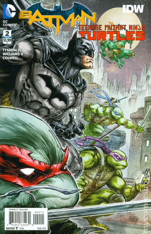 Cover for Batman / Teenage Mutant Ninja Turtles #2
