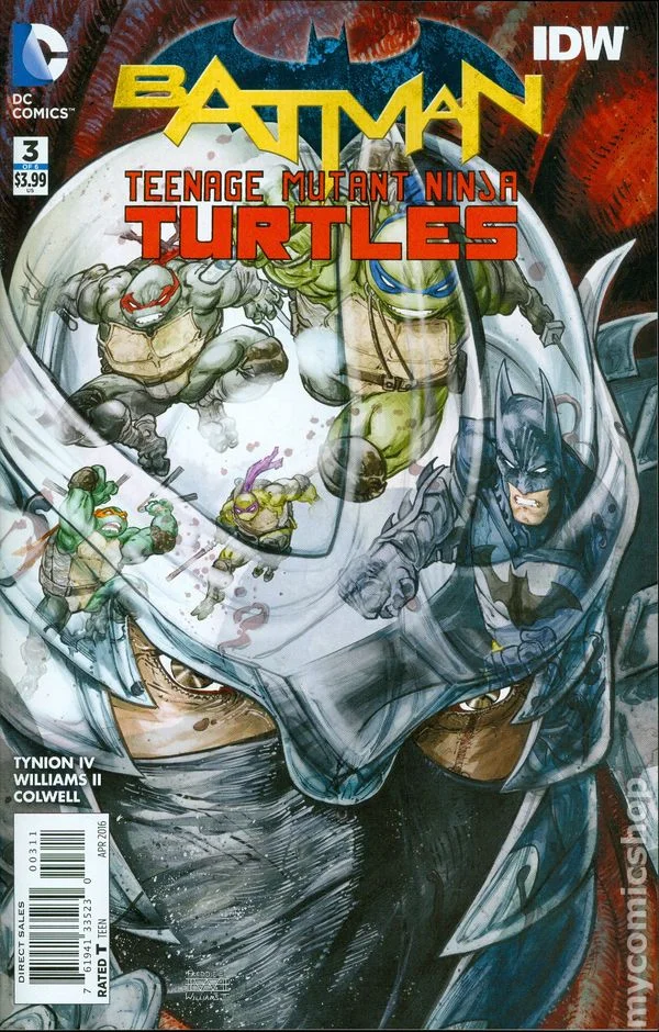 Cover for Batman / Teenage Mutant Ninja Turtles #3