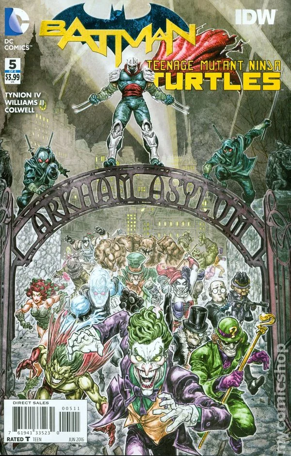 Cover for Batman / Teenage Mutant Ninja Turtles #5