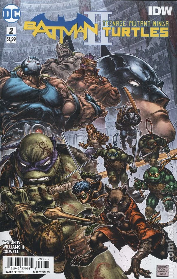Cover for Batman / Teenage Mutant Ninja Turtles II #2