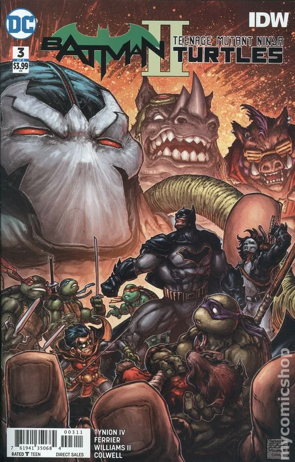 Cover for Batman / Teenage Mutant Ninja Turtles II #3