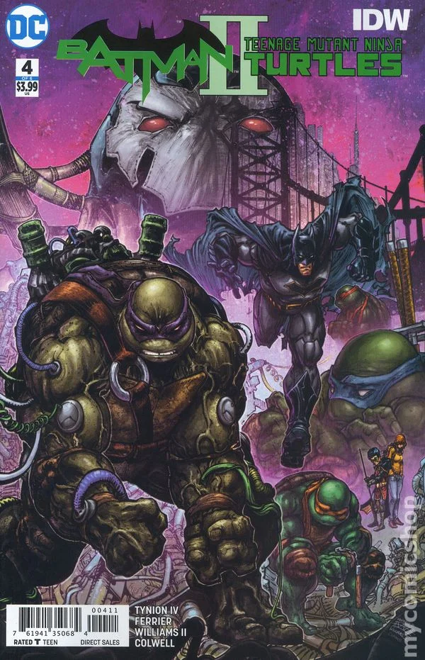Cover for Batman / Teenage Mutant Ninja Turtles II #4