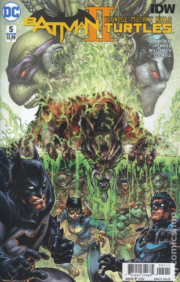 Cover for Batman / Teenage Mutant Ninja Turtles II #5
