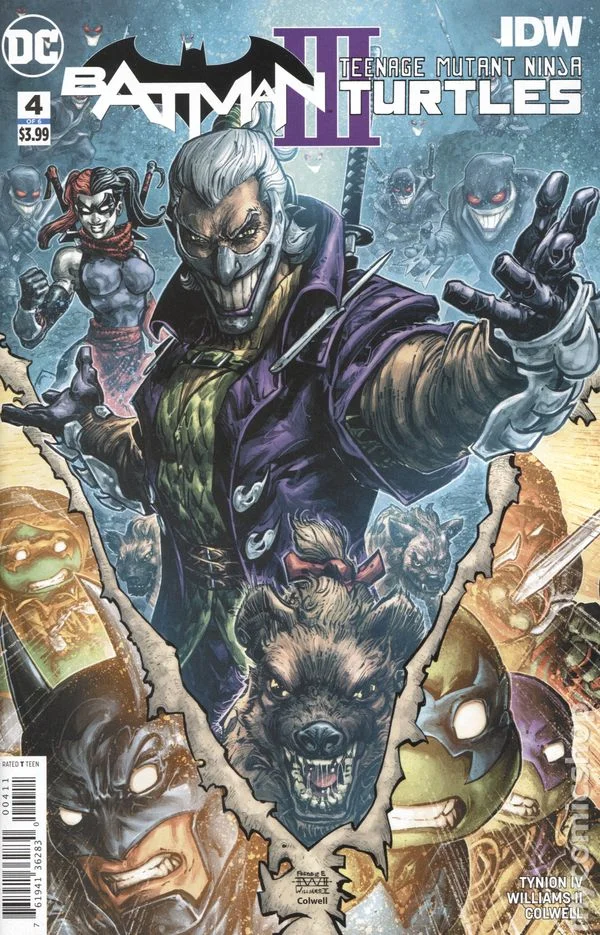 Cover for Batman / Teenage Mutant Ninja Turtles III #4