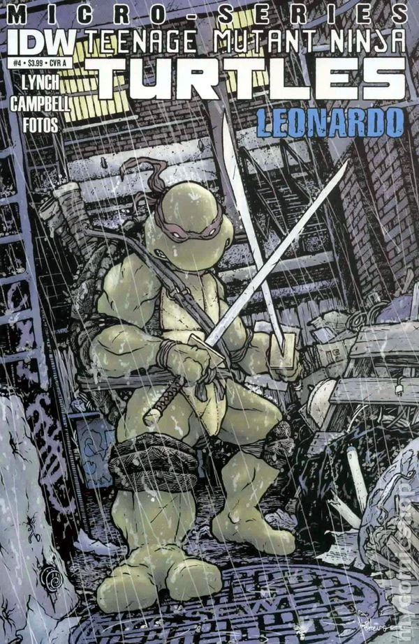 Cover for Teenage Mutant Ninja Turtles Microseries #4