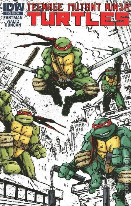 Teenage Mutant Ninja Turtles SDCC Ashcan cover