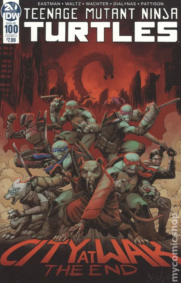 Cover for Teenage Mutant Ninja Turtles #100