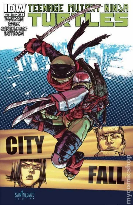 Cover for Teenage Mutant Ninja Turtles #25