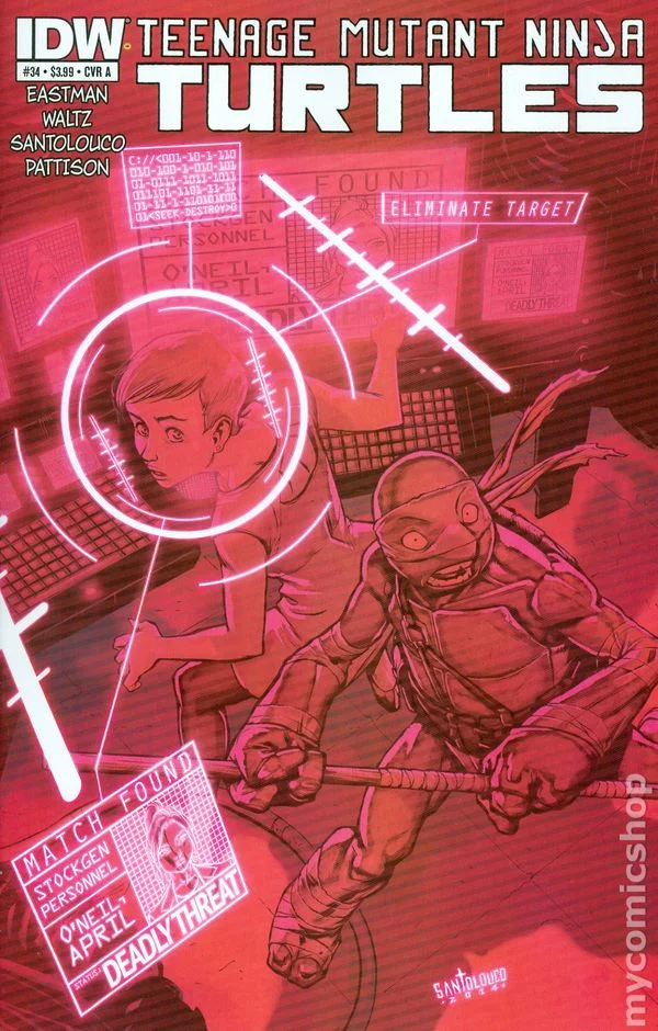 Cover for Teenage Mutant Ninja Turtles #34