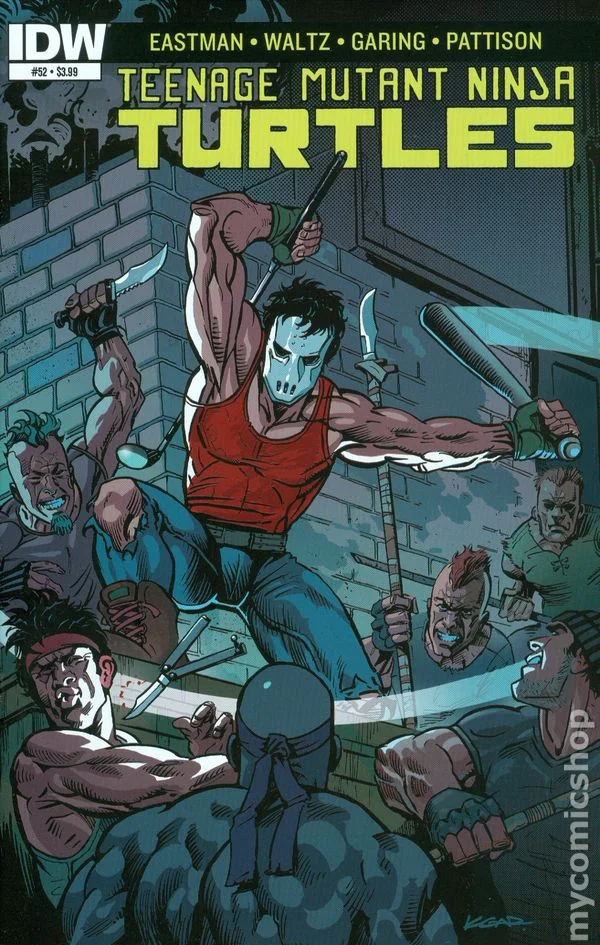 Cover for Teenage Mutant Ninja Turtles #52