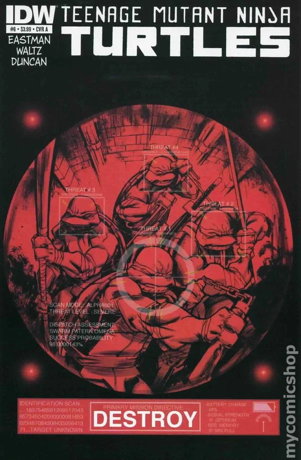 Cover for Teenage Mutant Ninja Turtles #6