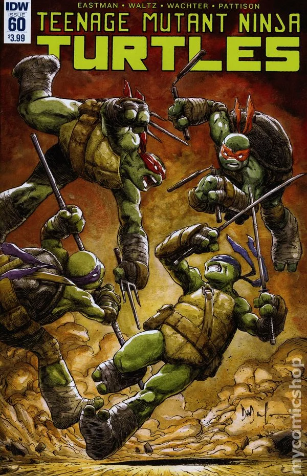 Cover for Teenage Mutant Ninja Turtles #60