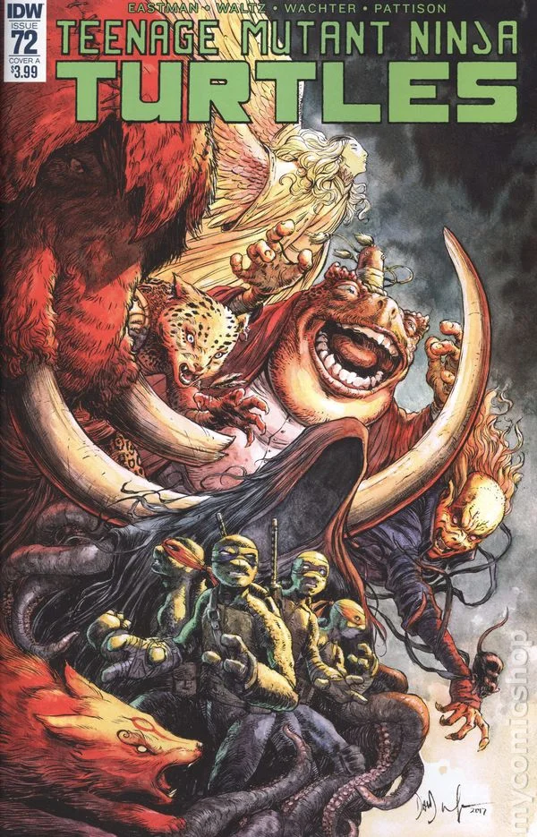 Cover for Teenage Mutant Ninja Turtles #72