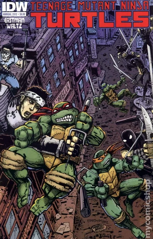 Teenage Mutant Ninja Turtles Annual 2012 cover