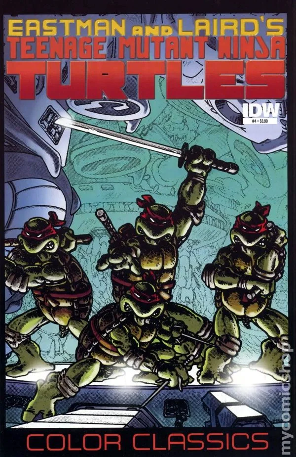 Cover for Teenage Mutant Ninja Turtles Color Classics #4