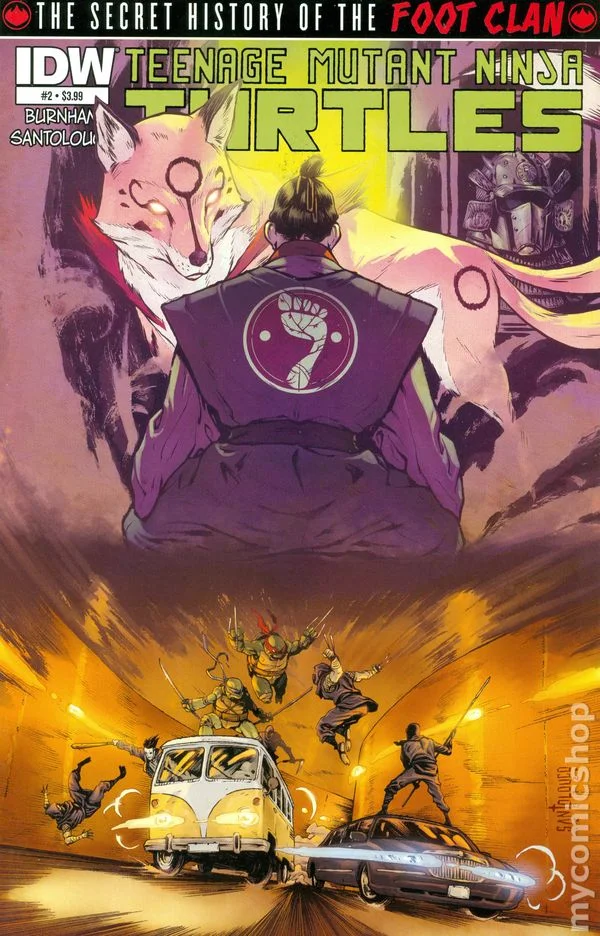 Cover for Teenage Mutant Ninja Turtles: The Secret History of the Foot Clan #2