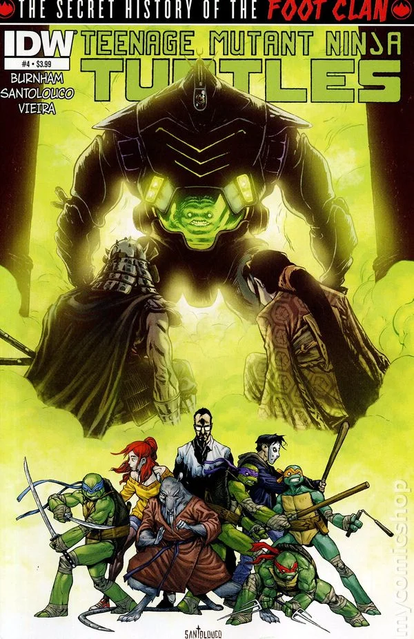 Cover for Teenage Mutant Ninja Turtles: The Secret History of the Foot Clan #4