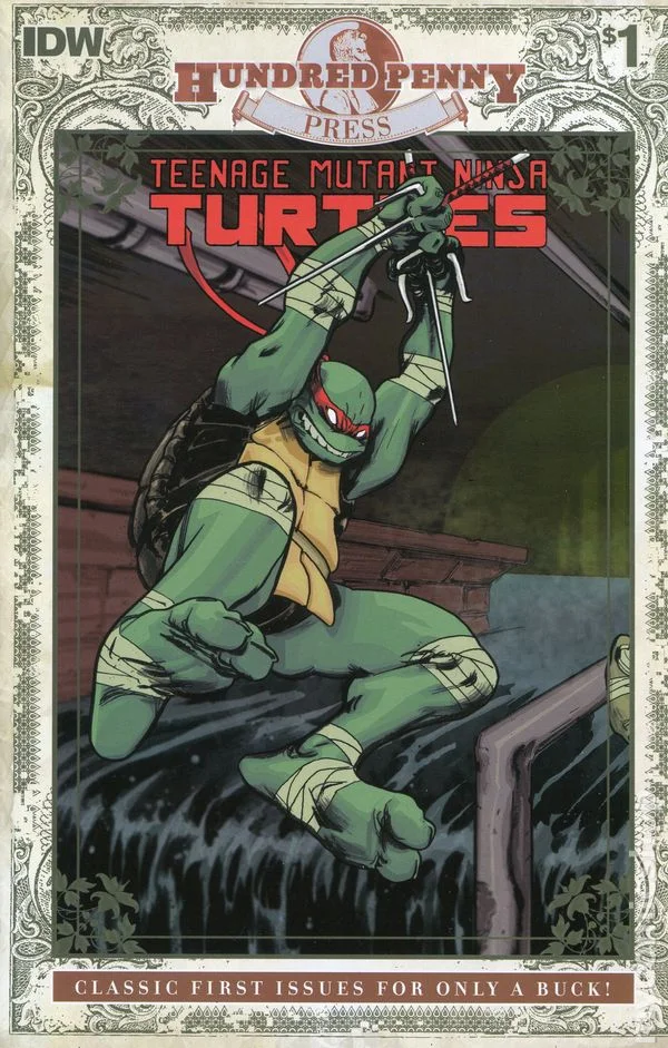 Teenage Mutant Ninja Turtles #1: Hundred Penny Press cover