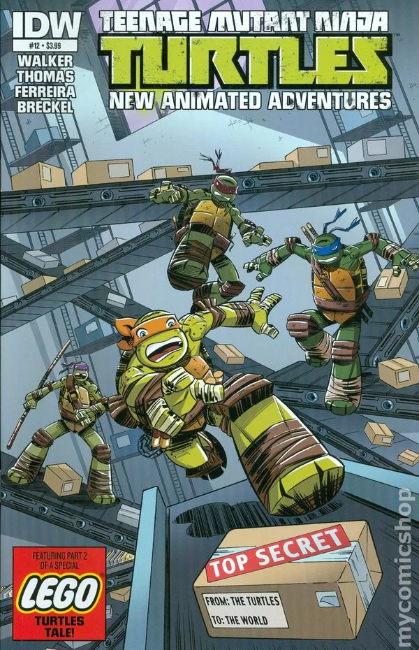 Cover for Teenage Mutant Ninja Turtles New Animated Adventures #12